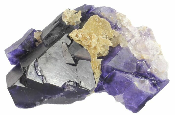Octahedral Fluorite Crystal Cluster - China #50771